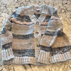 Cozy Striped Cardigan Sweater